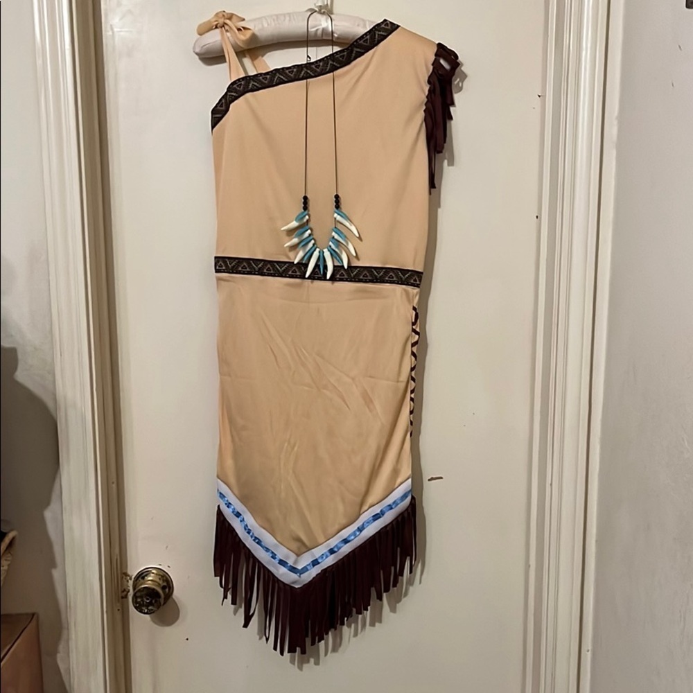 NEW Native Princess 6 piece costume/cosplay Dress with Tribal Accents
